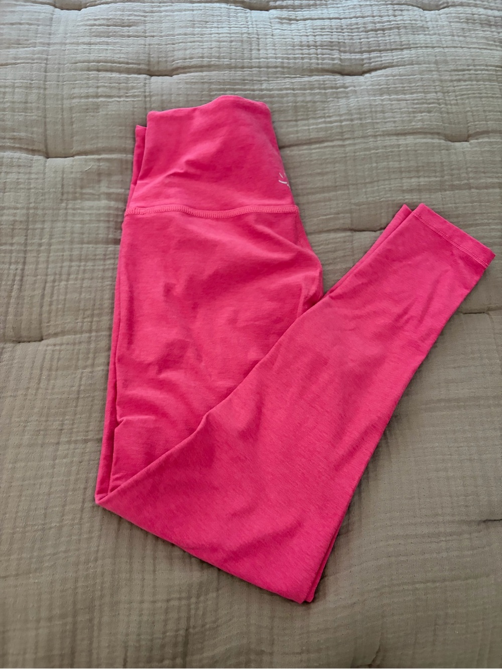 Beyond Yoga Hot Pink High-Waist Leggings